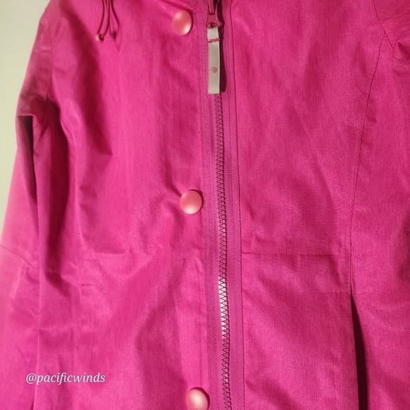 MONDETTA PERFORMANCE GEAR HOT PINK RAIN COAT XS - Picture 9 of 14